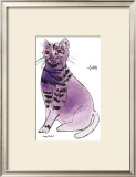 25 Cats Named Sam and One Blue Pussy by Andy Warhol, c.1954 (Purple Sam) Posters por Andy Warhol 25 Cats Named Sam and One Blue Pussy by Andy Warhol, c.1954 (Purple Sam) Posters por Andy Warhol
