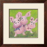 The Three Little Pigs Art by Nat 