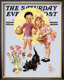 Easter Egg Hunt, c.1933 Framed Giclee Print by Joseph Christian Leyendecker