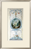 Panelled Detail of Doves Prints by A. Peyrotte