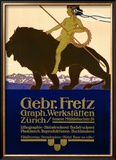 Gebr Fretz Framed Giclee Print by Carl Moos