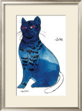 25 Cats Named Sam and One Blue Pussy by Andy Warhol, c.1954 (Blue Sam) Poster by Andy Warhol