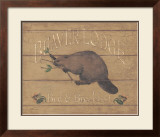 Beaver Lodge Prints by Stephanie Marrott