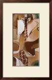 Giraffe Abstract Poster by Diana Martin