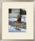Milk Can Bird Bath Prints by Michael Humphries