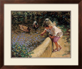 The Duck Pond Print by Paul Gribble