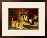 Kittens, 1893 Arte por Charles Van Den Eycken
