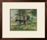 Gipsy Waggon Posters by Camille Pissarro