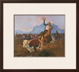 Round Up Time Art by George Phippen