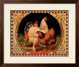 Fancy Fowl Poster by Miles Graff