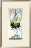 Panelled Detail of Turkeys Prints by A. Peyrotte