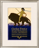 Gebr Fretz Framed Giclee Print by Carl Moos
