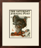 Turkey Dreams, c.1917 Framed Giclee Print by Joseph Christian Leyendecker