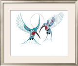 Hummingbirds Limited Edition Framed Print by Richard Shorty