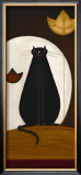 Cat and the Moon II Art by Jo Parry