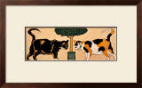 Two Cats Framed Giclee Print