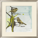 Chit, Chat, Chirp Print by Gina Miller