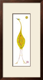 Yellow Heron Prints by Sophie Jourdan