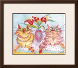 Two Companions Framed Giclee Print by Esther Szegedy