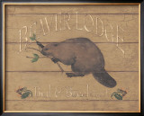 Beaver Lodge Print by Stephanie Marrott