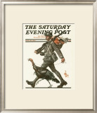 Soldier Leading Turkey, c.1918 Framed Giclee Print by Joseph Christian Leyendecker