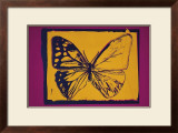 Vanishing Animals: Butterfly, c.1986 (Yellow on Purple) Posters by Andy Warhol