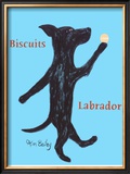 Biscuits Labrador Limited Edition Framed Print by Ken Bailey
