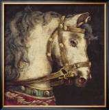 Wooden Horse II Art by Jill O'Flannery