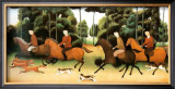 Fox Hunting Print by Geneviève Jost