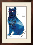 25 Cats Named Sam and One Blue Pussy by Andy Warhol, c.1954 (Blue Sam) Posters by Andy Warhol
