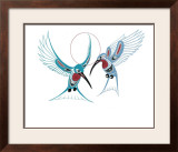 Hummingbirds Limited Edition Framed Print by Richard Shorty