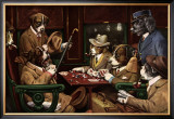 His Station And Four Aces Print by Cassius Marcellus Coolidge