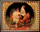 Fancy Fowl Prints by Miles Graff