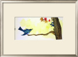 Four Blue Birds Prints by Ezra Jack Keats