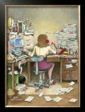 The Secretary Framed Giclee Print by Gary Patterson