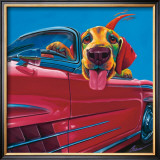 Dog About Town Prints by Ron Burns