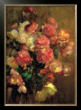 Roses Posters by Franz Arthur Bischoff