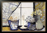 Curtains and Flowers II Posters by Lola Soto-vicario