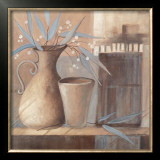 Rustic Pottery I Art by Carol Robinson
