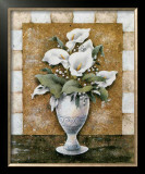 Vase of Callas Poster by A. Da Costa