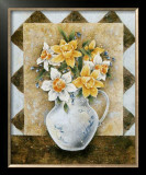 Vase of Narcissus Posters by A. Da Costa