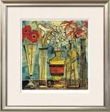 Flowers In Ceramic And Glass I Limited Edition Framed Print by Olivia Maxweller