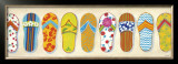 Flip Flops Prints by Karen Dupré