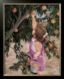 Just Peachy Posters by June Dudley