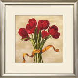 Bouquet Rubino Prints by Lisa Corradini
