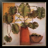 Olive Bowl and Vase Posters by Margaret Hughlock