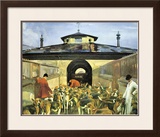 The Belvoir Hunt, Hunting Morning At The Kennels Limited Edition Framed Print by Sir Alfred Munnings