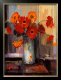 Floral Sunset Poster by Jennie Tomao-Bragg