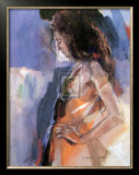 Odalisque IV, Orange Prints by C. Comijn