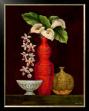 White Calla Lilies Prints by Misa Eva